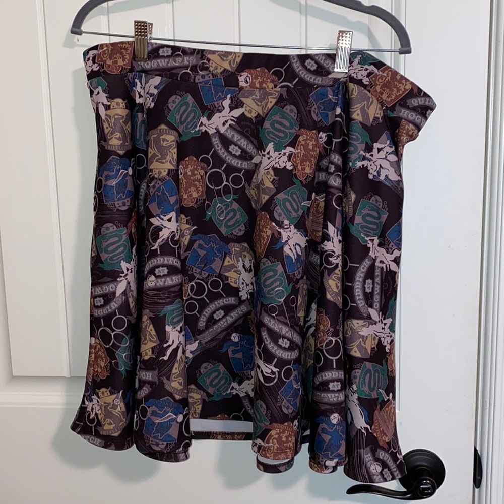 Warner Bros. Hogwarts House Crest Quidditch Skater Skirt